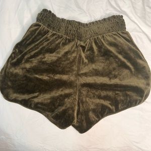 Velvet shorts, size S
